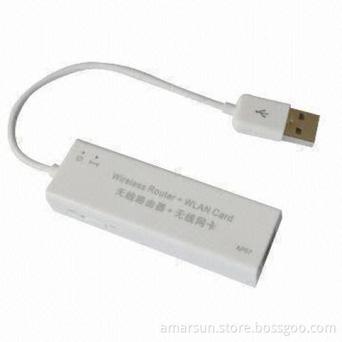 Pocket Wi-Fi Router, Speed Up to 150Mbps, Supports WPA and WPA2 Encryptions
